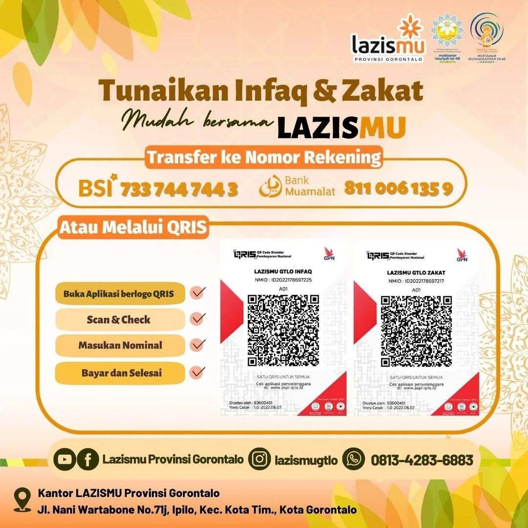 Tunaikan Infaq dan Zakat