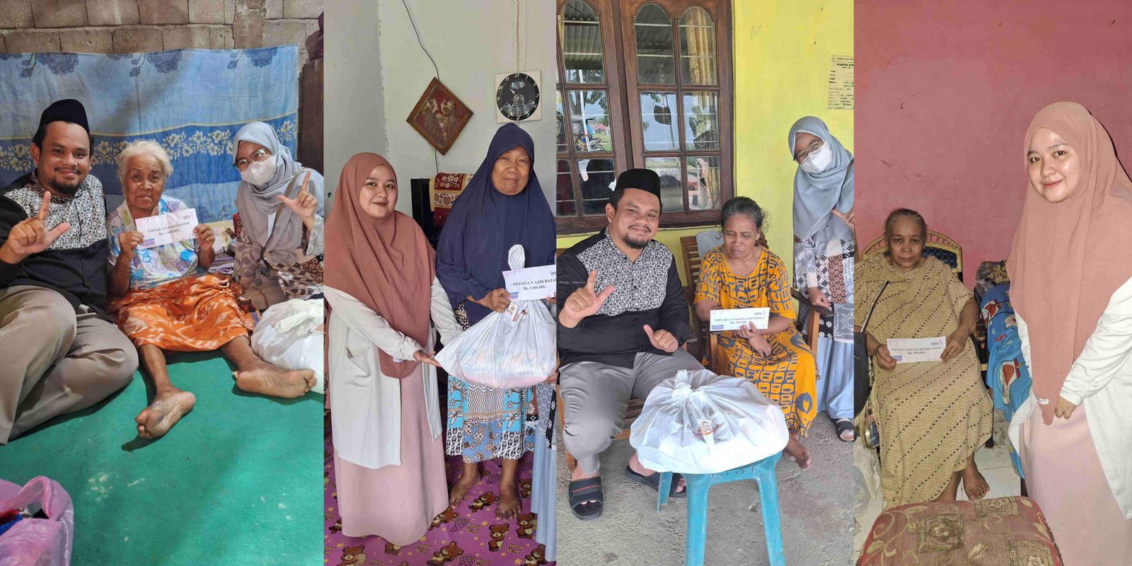 Amil LAZISMU Provinsi Gorontalo Salurkan Fidyah kepada Masyarakat yang Berhak Menerimanya